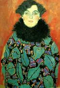 portratt av johanna staude, Gustav Klimt